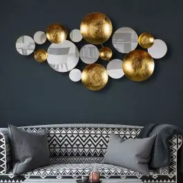 Tanelorn Dekoratives Wandaccessoire aus Metall | 100 % METALL | 116 x 60 cm Highlight