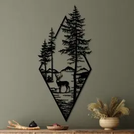 Tanelorn Dekoratives Wandaccessoire aus Metall | 100 % METALL | 39 x 85 cm Schnäppchen