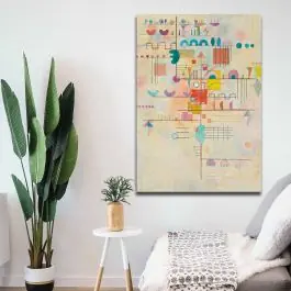 Schnäppchen Vasili Dekoratives Leinwandbild | Holzrahmen | 70 x 100 cm