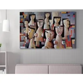 Vega Dekoratives Leinwandbild | 50 % BAUMWOLLE / 50 % POLYESTER | 50 x 70 cm Billig