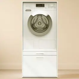 Heißes Angebot Waschmaschinenschrank Linea - 66x67x142cm - weiß