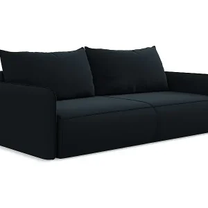 3-Sitzer Sofa mit Schlaffunktion - - Samt - Königsblau - NANEA Wochenendangebot