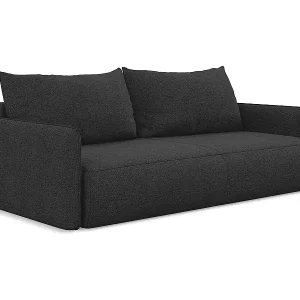 Aktuell 3-Sitzer Sofa mit Schlaffunktion - - Chenille - Anthrazit - NANEA