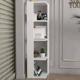 Bücherregal Venita - 33x31x120cm - weiß Garantierte Lieferung