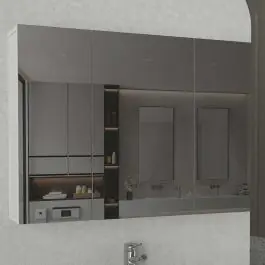 Sale Spiegelschrank Base - 70x17x65cm - mit 3 Türen