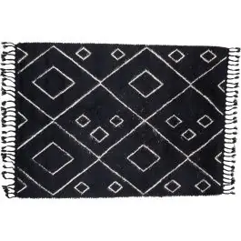 Super-Preis Wohnzimmerteppich David Wool Venture Design - 350x250 cm - Schwarz/Weiß - Wolle