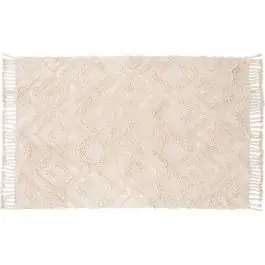 Nur Heute Wohnzimmerteppich Hilma Baumwolle Venture Design – 200x300 cm – Beige