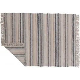 Wohnzimmerteppich Gudha Venture Design - Wollteppich 200x300 cm Beige-Blau Letzte Chance