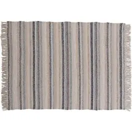 Nur Für Kurze Zeit Wollteppich Gudha Venture Design - 170x240 cm - Beige Blau