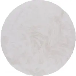 Runder Wohnzimmerteppich Nina 200 cm von Venture Design in Weiß Letzte Chance