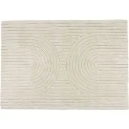 Kostenloser Versand Wohnzimmerteppich Niklas Polyester Venture Design - 290x200 cm - Weiß