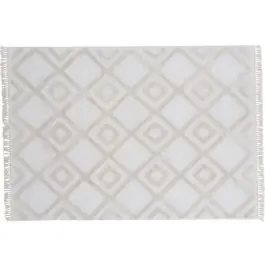 Neu Im Sortiment Teppich Towa Venture Design - Polyester - 160x230 cm - Weiß