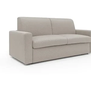 Kansas Schlafsofa mit 20 cm hohen Matratze aus wasserfestem Baumwollmischgewebe T13 212 cm (mat. 160x197) creme Direktkauf