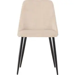 Sichere Zahlung Esszimmerstuhl Night Venture Design - Beiger Samt - 56x83x48 cm