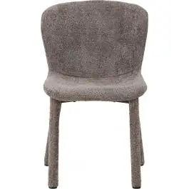 Aktuell Esszimmerstuhl Astoria Venture Design - Braun Bouclé - 54x83x52 cm