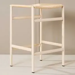 Barhocker Polly Venture Design - Rattan Naturseil - 40x66x45 cm - Beige Angebot