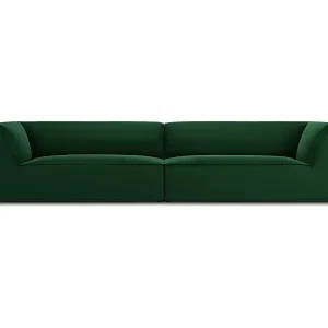 CXL by Christian Lacroix - 4-Sitzer Sofa "Charles" Sitzer aus Samt grün - 302x93x69cm Schnäppchen
