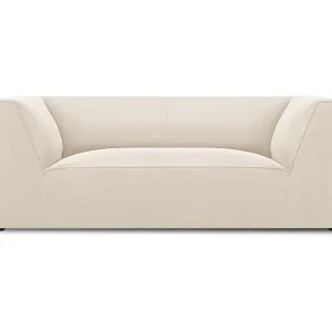 CXL by Christian Lacroix - 2-Sitzer Sofa "Charles" Sitzer aus Samt beige - 174x92x69cm Neu