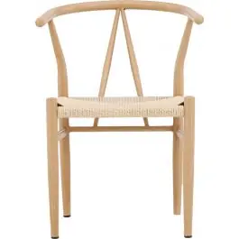 Billig Esszimmerstuhl Alfons Venture Design - Stahl/Beige - 58x72x55 cm