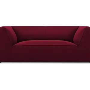 Must-Have CXL by Christian Lacroix - 2-Sitzer Sofa "Charles" Sitzer aus Samt rot - 174x92x69cm