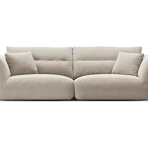 CXL by Christian Lacroix - 4-Sitzer modulares Sofa "Maurie" aus Chenille-Stoff leichtes beige - 264x107x90cm Meistverkauft