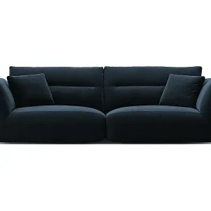 CXL by Christian Lacroix - 4-Sitzer modulares Sofa "Maurie" aus Samt königsblau - 264x107x90cm Wochenendangebot