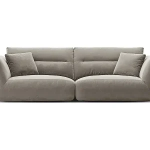 CXL by Christian Lacroix - 4-Sitzer modulares Sofa "Maurie" aus Samt beton - 264x107x90cm Jetzt Kaufen