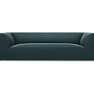 Versand Am Gleichen Tag CXL by Christian Lacroix - 3-Sitzer Sofa "Charles" Sitzer aus Samt blau - 232x92x69cm