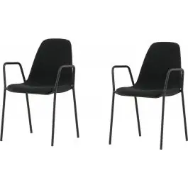 Super-Preis Esszimmerstuhl Klädesholmen Venture Design - Stahl, Schwarz, 60x80x56 cm