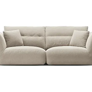 Angebot CXL by Christian Lacroix - 3-Sitzer modulares Sofa "Maurie" aus Chenille-Stoff leichtes beige - 224x107x90cm