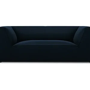 Neue Kollektion CXL by Christian Lacroix - 2-Sitzer Sofa "Charles" Sitzer aus Samt dunkelblau - 174x92x69cm