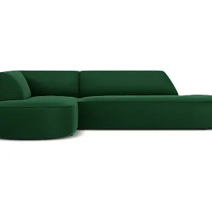CXL by Christian Lacroix - 4-Sitzer Ecksofa links "Charles" Sitzer aus Samt grün - 273x180x69cm Angebot