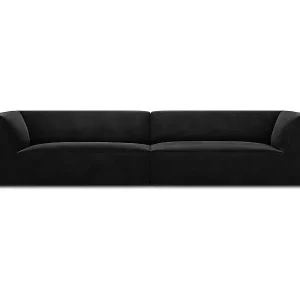 Ausverkauf CXL by Christian Lacroix - 4-Sitzer Sofa "Charles" Sitzer aus Samt schwarz - 302x93x69cm