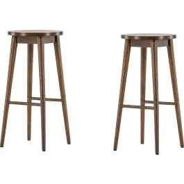 Barhocker Mollösand Venture Design – Gummibaumholz, Mokka, 36x75x36 cm Kostenloser Versand