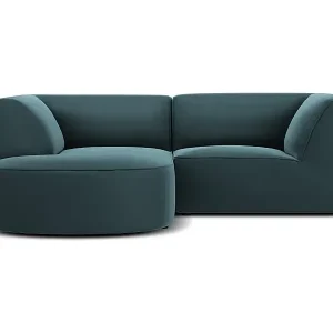 CXL by Christian Lacroix - 3-Sitzer Ecksofa links "Charles" Sitzer aus Samt blau - 186x180x69cm Jetzt Bestellen