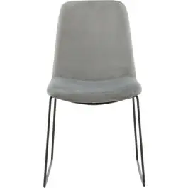 Esszimmerstuhl Muce Venture Design - Grauer Samt - 63x84x43 cm Nur Heute