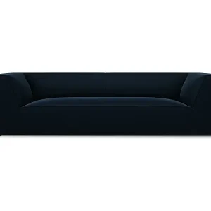 CXL by Christian Lacroix - 3-Sitzer Sofa "Charles" Sitzer aus Samt dunkelblau - 232x92x69cm Sichere Zahlung