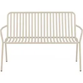 Sitzbank Peking Aluminium Venture Design - Beige, 130x64x85 cm Online Kaufen