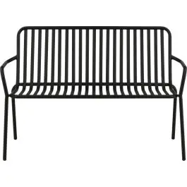 Schneller Versand Sitzbank Peking Aluminium Venture Design - 130x64x85 cm - Schwarz