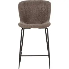Barhocker Modesto Venture Design - Bouclé Braun - 59x100x50 cm Meistverkauft