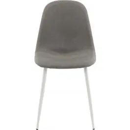 Garantierte Lieferung Esszimmerstuhl Polar Venture Design - Polyester Leinen, Grau, 53x88x46 cm