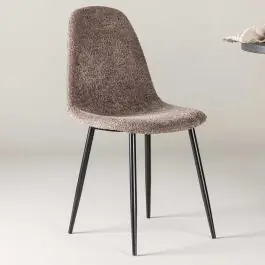 Esszimmerstuhl Polar Venture Design - Bouclé grau - 53x88x46 cm Top-Seller