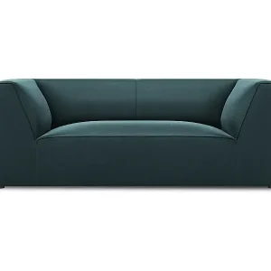 CXL by Christian Lacroix - 2-Sitzer Sofa "Charles" Sitzer aus Samt blau - 174x92x69cm Versand Am Gleichen Tag