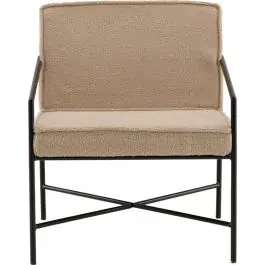 Einzelsessel Rakel Venture Design - Beige Teddy - 72x78x65 cm Expressversand