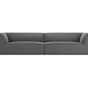 Bestseller CXL by Christian Lacroix - 4-Sitzer Sofa "Charles" Sitzer aus Samt dunkelgrau - 302x93x69cm
