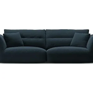 CXL by Christian Lacroix - 4-Sitzer modulares Sofa "Maurie" aus Chenille-Stoff marineblau - 264x107x90cm Must-Have