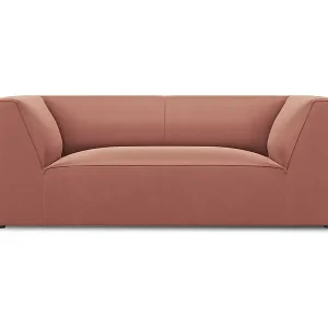 Neue Kollektion CXL by Christian Lacroix - 2-Sitzer Sofa "Charles" Sitzer aus Samt rosa - 174x92x69cm