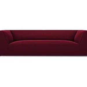 CXL by Christian Lacroix - 3-Sitzer Sofa "Charles" Sitzer aus Samt rot - 232x92x69cm Kostenloser Versand
