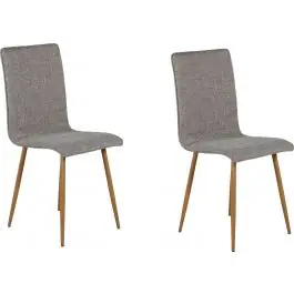 Abverkauf Esszimmerstuhl Windu Lyx Venture Design – Eichenoptik / Hellgrau – 49x94x43 cm