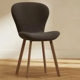 Esszimmerstuhl Lilja Venture Design - Mokka Leinen - 53x80x46 cm - Braun Solange Der Vorrat Reicht